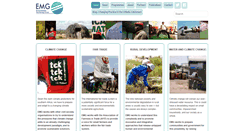 Desktop Screenshot of emg.org.za